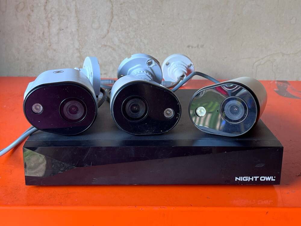 Night Owl 8-Channel Wired DVR Security System with 3 Deterrence Cameras